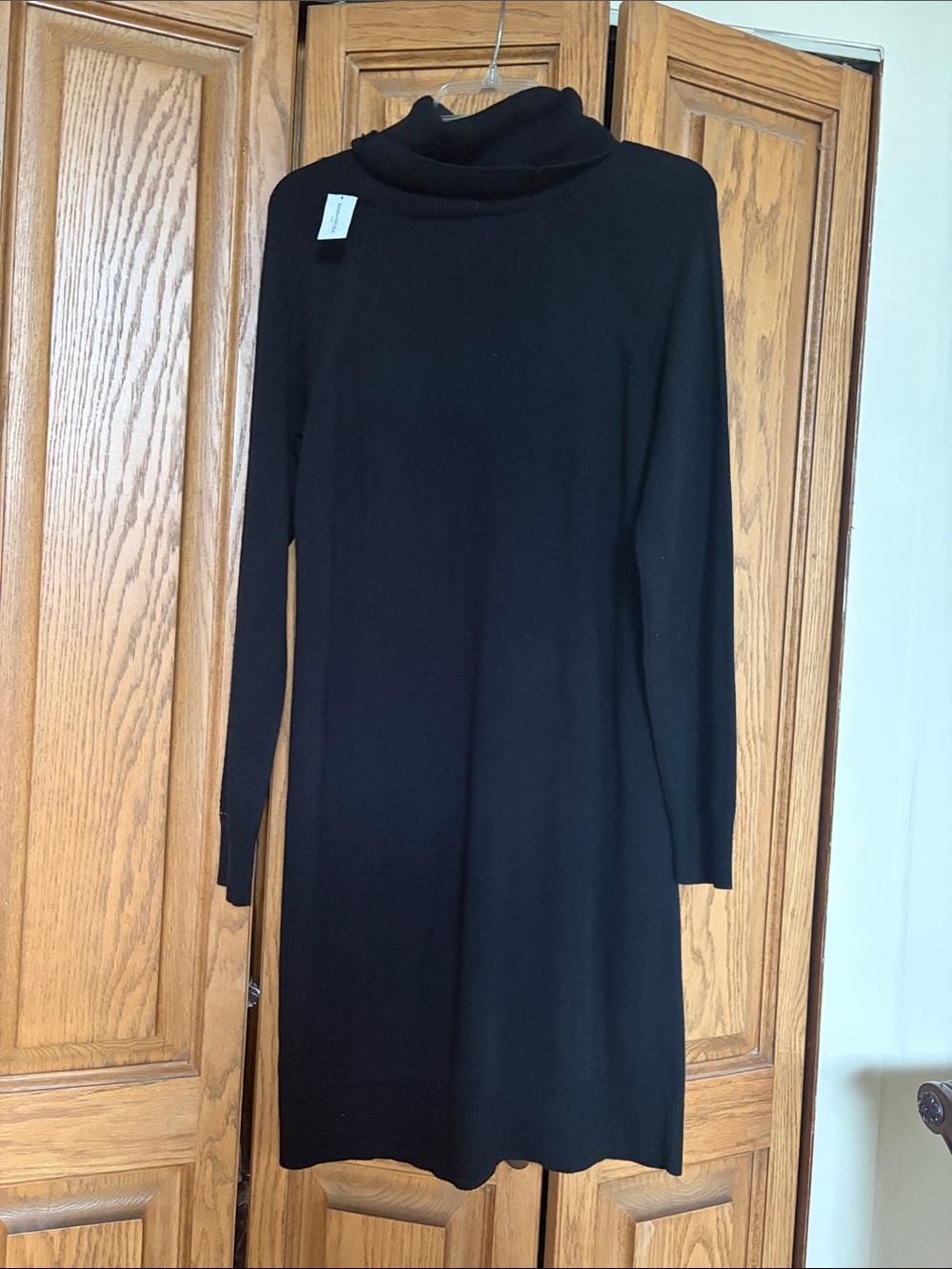 Banana Republic Black Turtleneck Sweater Dress